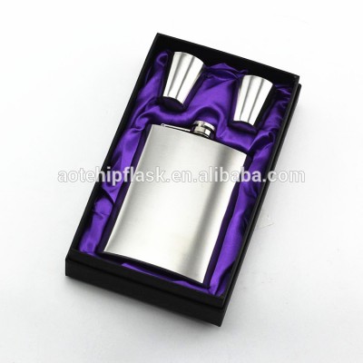 wholesale chivas regal whisky hip flask cup stainles steel gift set for sale