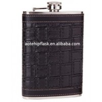 9oz portable stainless steel pocket hip flask alcohol whiskey liquor flask